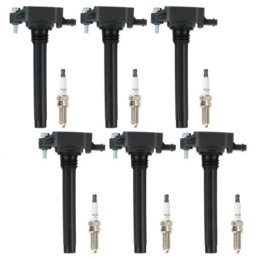 Paquete de bobinas de encendido para Chrysler 200 300 Town & Country, Dodge Avenger Challenger Charger Durango Grand Caravan Journey, Jeep Cherokee Wrangler, Ram 1500 Classic - Conjunto de 6 piezas UF648 C1791 5C1848 E1148
