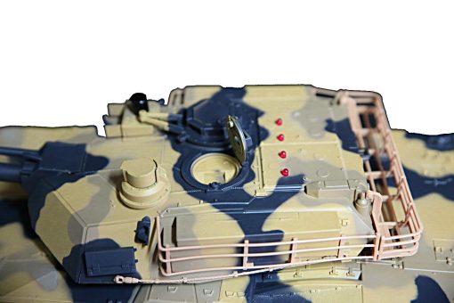 Tanque de Batalla RC Airsoft POCO DIVO Abrams M1A2 Panzer de 1/24 Escala 2.4Ghz Vehiculo Militar de Control Remoto Combate Infrarrojo BB - Imagen 6