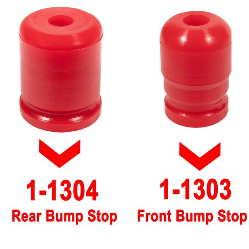 Kit de topes de goma 4 piezas Upgrade 1-1303 Front Bump Stop y 1-1304 Rear Bump Stop para Jeep Wrangler JK JKU Sport Rubicon Sahara Freedom Unlimited 2007-2018 - Imagen 3