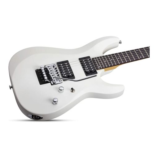 Guitarra Electrica de 6 Cuerdas Schecter C-6FR Deluxe (Diestro, Blanco Satinado) - Imagen 2