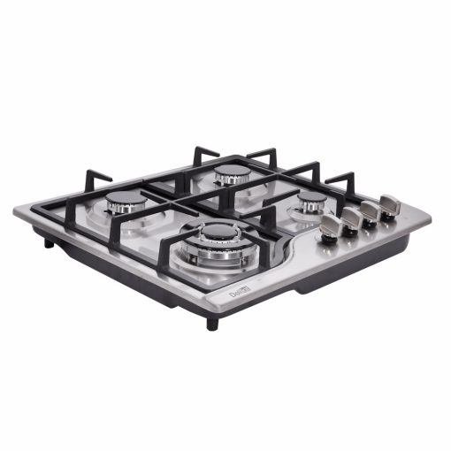 Deli-kit 24 pulgadas LPG/NG Cocina de Gas dual Sellada 4 Quemadores Cocina de Gas de Acero Inoxidable 4 Quemadores Cocina de Gas Empotrada DK245-A02 Cocina de Gas - Imagen 2