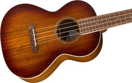 Ukelele Tenor Fender Rincon, Acabado Cognac Envejecido, con Funda de Transporte - Imagen 4