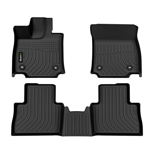 Tapetes de Piso Personalizados HAFIDI para 2022-2024 2025 NX (NX250/NX350/NX350h/NX450h+) Proteccion Todo Clima TPE Pesado Automotriz Tapetes para Piso Delanteros y Traseros Accesorios NX