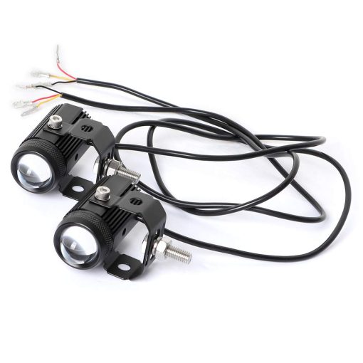EXZEIT Luz Led para Motocicleta, Funcion de Luz Alta y Baja 1.3'' Luces Antiniebla para Moto Polaris Yamaha Can Am ATV UTV, 12/24V, 30W, 6000 Lumenes 2 piezas (Luz Blanca) - Imagen 5
