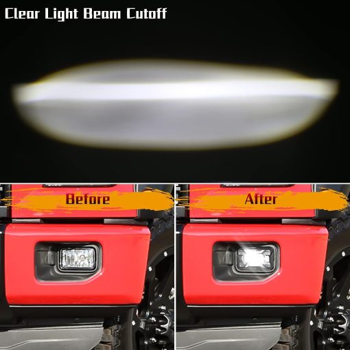 OVSAUTO Faros de Niebla para F150, Luces Brillantes para Parachoques con Haz ambar para F-150 2015-2020, Super Duty 2017-2018 - Imagen 3