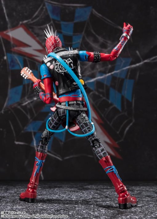 TAMASHII NATIONS - Spider-Man: Across The Spider-Verse - Spider-Punk, Figura de Accion Bandai Spirits S.H.Figuarts - Imagen 7