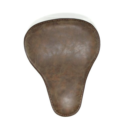 Asiento Individual de Motocicleta de 13" Marron para Harley Davidson Sportster con Soporte - Imagen 4