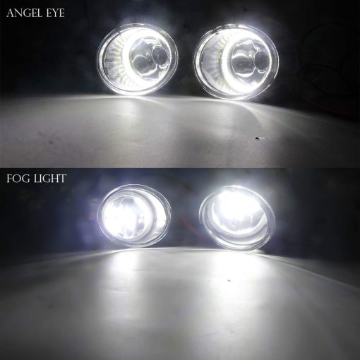 Faro de Niebla Actualizado con Anillo LED Halo DRL para Nissan Sentra Altima Rogue Versa Note Murano Pathfinder Maxima Kicks Juke Infiniti M35 M45 G37 QX60 JX35 - Imagen 2