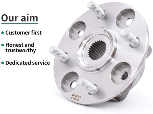 HICKS 513098 Ensamblaje de Cojinete de Cubo de Rueda Delantera Compatible con Honda Accord 1990-1994, Honda Accord 1995-1997 (Solo Motor de 2.2L 4Cilindros) - Imagen 6