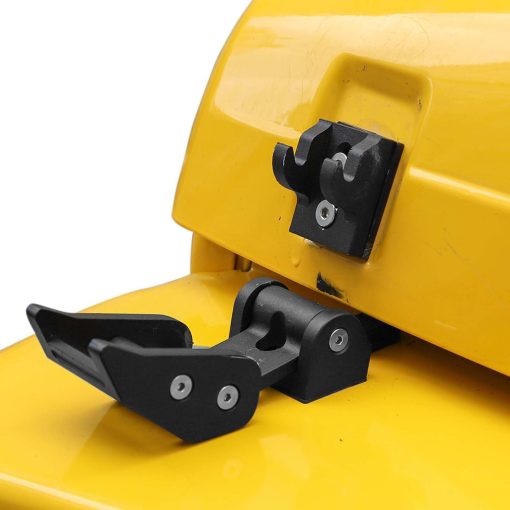 Kit de cerradura de capo RT-TCZ para Jeep Wrangler TJ, Pestillos de aluminio para capo para Jeep Wrangler TJ 1997-2006 Accesorios exteriores Negros 2pcs - Imagen 5