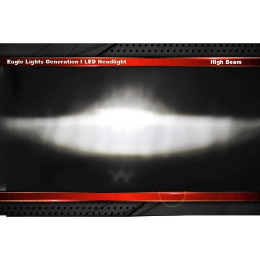 Faros LED Eagle Lights 8700C de 7" para Harley Davidson e Indian Motorcycles - Generacion I/Kit Cromado/Sin Accesorios de Instalacion - Imagen 8