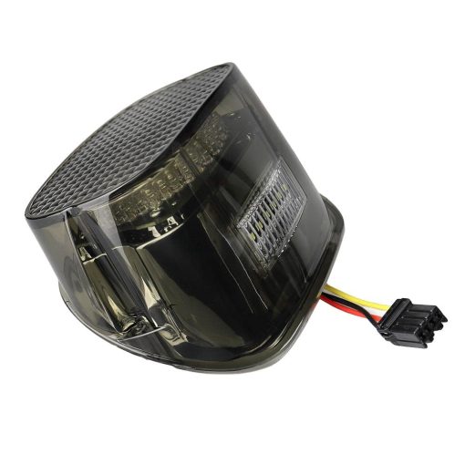Kit de Luz de Freno LED Eagle Lights Flashing Strobe Squareback para Harley Davidson - con Ventana de Placa/Lente Ahumada - Imagen 3