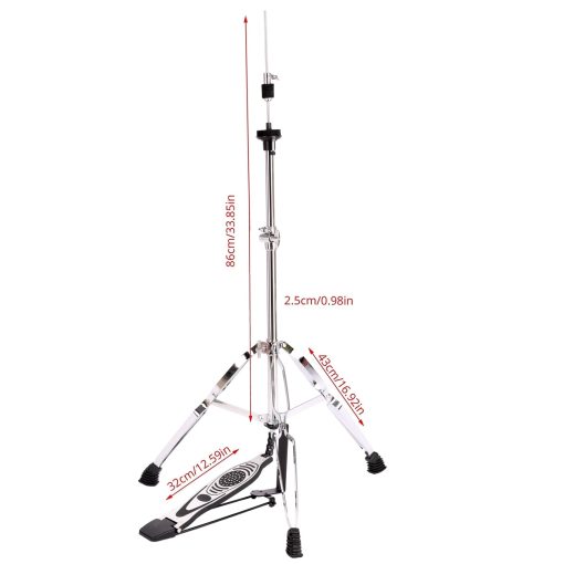 Soporte de Hi Hat YEASOUL, Soporte de platillos, Soporte de charles con pedal, practica de Hi Hat genial para platillos de 8'' 10'' 12'' 13'' 14'' 15'' 16'' - Imagen 2
