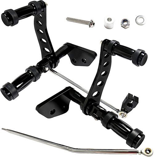 Juego de Pernos de Control Avanzado en Negro para Harley Dyna Super Glide 2000-2015 Modelos