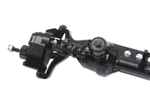 Eje Delantero de Aleacion de Aluminio RZXYLRC Completo para Axial SCX10 III AXI03007 1/10 RC Crawler Upgrades (Negro, Delantero) - Imagen 5