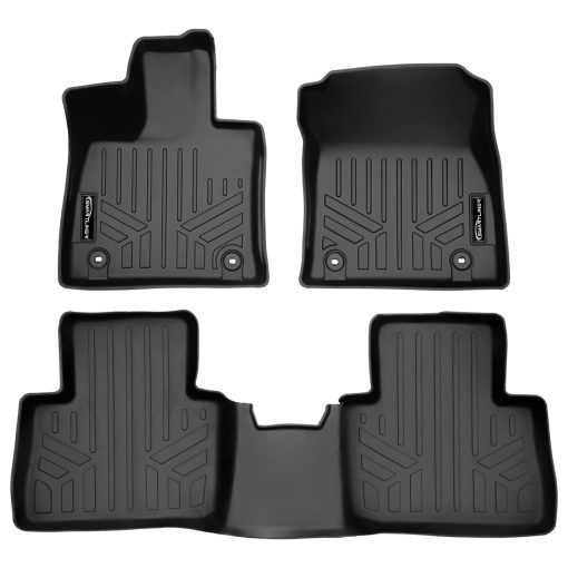 Tapetes de Piso Personalizados SMARTLINER para 2 Filas Color Negro Compatible con Lexus NX/NX Hybrid 2022-2025