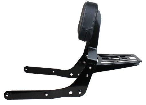 YHMOTO Respaldo de pasajero con parrilla para equipaje para Honda Shadow Aero 750 VT750C 2004-2023 (Negro) - Imagen 6