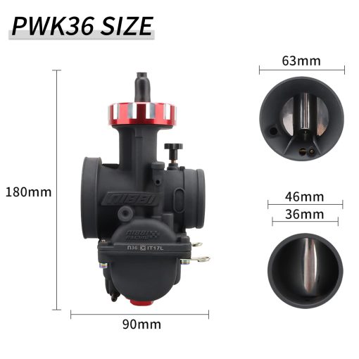 Carburador NIBBI PWK36mm, para Motores de 400cc?450cc con Jets para Motocicletas - Imagen 3