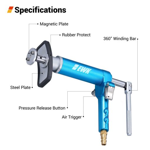 EWK 16 Pcs Pneumatic Brake Caliper Compression Tool Brake Piston Wind Back Air Retractor - Imagen 3