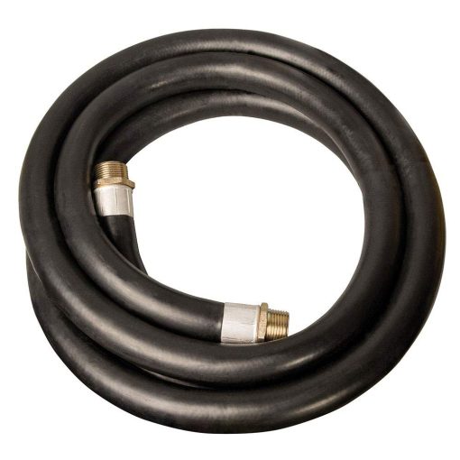 Manguera de Transferencia de Combustible Agricola Apache 98108475 1" x 10' Ensamblaje Macho a Macho con Cable Estatico