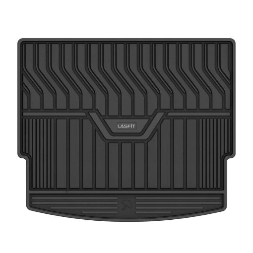 Tapete de maletero LASFIT para Nissan Rogue 2024 2023 2022 2021, Forro de carga de TPE resistente al agua a medida, Negro - Imagen 6