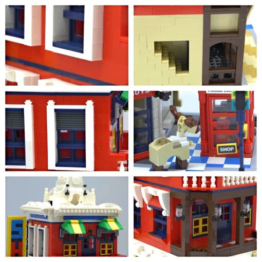 Set de Bloques de Construccion Modular 'The Corner Store Emporium' del General Jim, un Sueno de Arquitecto Urbano Kit de Construccion de Ladrillos - Imagen 7