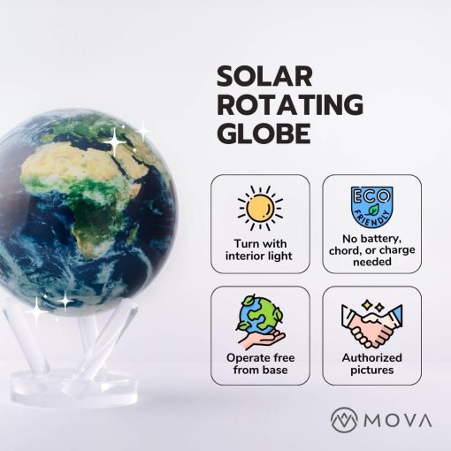 MOVA Globe Relief Map Azul 6" - Imagen 3