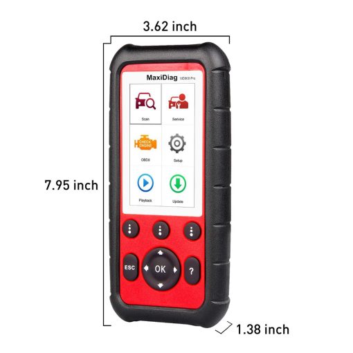 Autel MaxiDIAG MD808 Pro Escaner de diagnostico de todos los sistemas OBD2, Lector de codigos 2024, Avanzado MD808 MD806 MD802 AL329 AL529 AL629, Lectura/Borrado de codigos, Restablecimiento de aceite/BMS/EPB/SAS, Datos en vivo, Lite de MX808 MK808 - Imagen 7