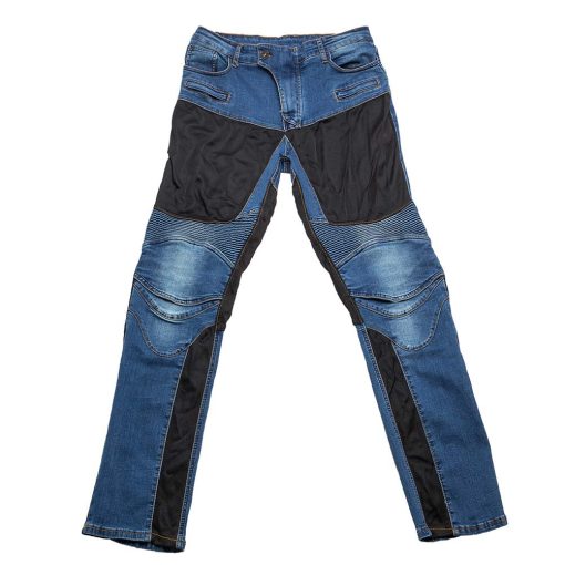 Pantalones de Moto para Hombre con Proteccion de Rodilla y Cadera (Azul, S=28) - Imagen 8