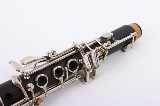 Clarinete Profesional WUQIMUSC Ebonita con Llaves Niqueladas y accesorios de Canas Sonido Agradable Estuche Duradero (ekey-clarinete) - Imagen 7