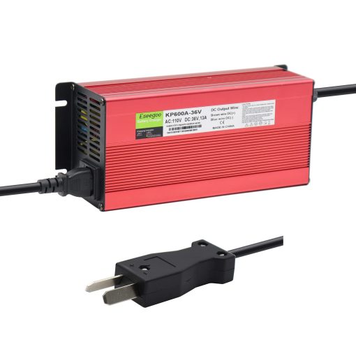 Cargador de bateria de 36 Voltios 13 AMP, Compatible con Club Car, EZGO & Yamaha para Carritos de Golf de 36 Voltios con Enchufe de Pata de Gallo