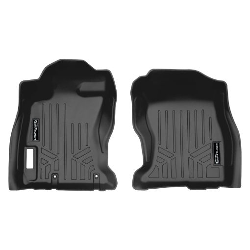 Juego de tapetes negros SMARTLINER a medida para la primera fila de Subaru Impreza/Subaru Crosstek 2018-2023