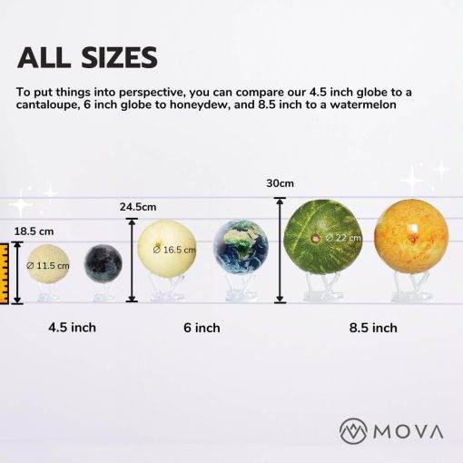 MOVA Globe Relief Map Azul 6" - Imagen 5