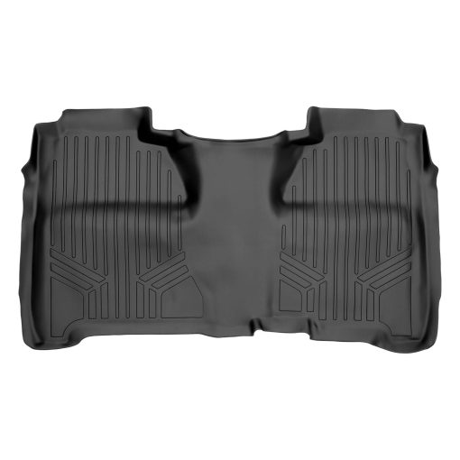 SMARTLINER Tapetes a Medida para la 2da Fila de Asientos Negro para Cabina Doble 2014-2018 Silverado/Sierra 1500-2015-2019 2500/3500 HD