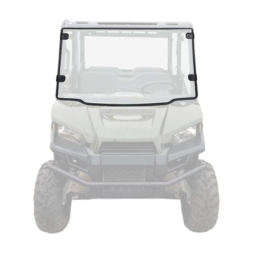 Parabrisas Frontal Completo de Repuesto para Polaris Ranger Midsize 2015-2021 570 500 Crew EV ETX Resistente a Rayones de 1/4 Pulgadas de Espesor Parabrisas de PMMA