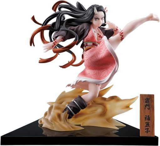 Figura Ichibansho - Demon Slayer: Kimetsu no Yaiba - Nezuko Kamado Forma Demoniaca Version Avanzada (La Ciudad Donde Habitan los Demonios), Estatua Coleccionable Bandai Spirits