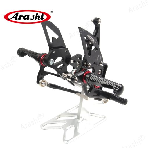 Arashi(Version 2.0) Rearsets Ajustables para SUZUKI GSXR 1000 2005 2006 Accesorios de Motocicleta Reposapies Trasero Conjunto Trasero GSX-R 1000 GSX-R1000 GSXR1000 Negro - Imagen 3