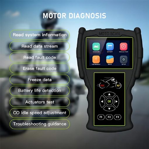 Original JDiag M100 Pro Escaner Profesional para Motocicletas Herramienta de Diagnostico (Version OBD) - Imagen 4
