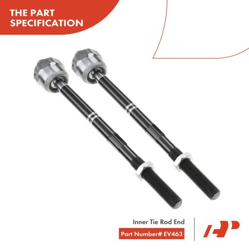 Conjunto Premium de 8, Enlace de Barra Estabilizadora Delantera, Junta de Rotula Inferior, Extremo de Barra de Direccion Interno Externo, Compatible con Ford F-150 2004-2005, Solo 2WD - Imagen 5