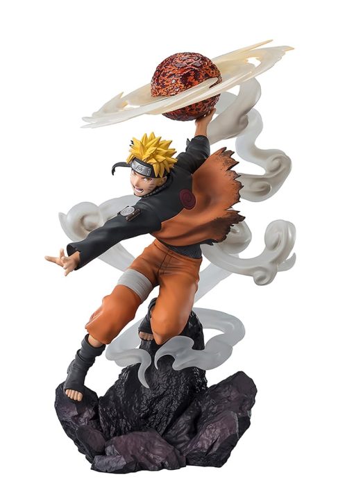 TAMASHII NATIONS - Naruto Shippuden - [Extra Battle] Naruto Uzumaki -Sage Art: Lava Release Rasenshuriken-, Figura Coleccionable de Bandai Spirits FiguartsZERO
