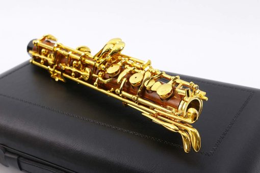 Oboe Yinfente Profesional en Do con Llave F izquierda Resonancia semi-automatica de Madera de Palisandro Estuche de Oboe + Piezas de Oboe (Palisandro) - Imagen 7