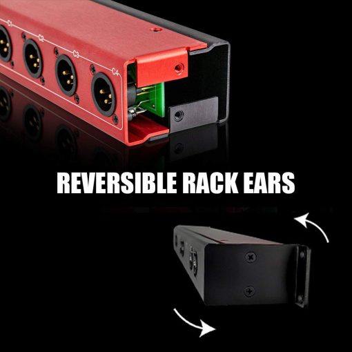 CAT Rack Macho - Caja de Escenario XLR Macho con Audio Sobre Cable CAT Blindado. Envia 12 Canales de Audio, DMX, Clear-Com o AES. - Imagen 3