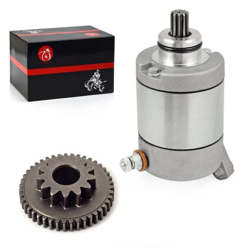 Motor de arranque 10T y reduccion de engranajes de arranque compatible con HONDA TRX450ER 450ER 2006-2014 ATV TRX 450ER 31200-HP1-601 28150-HP1-600