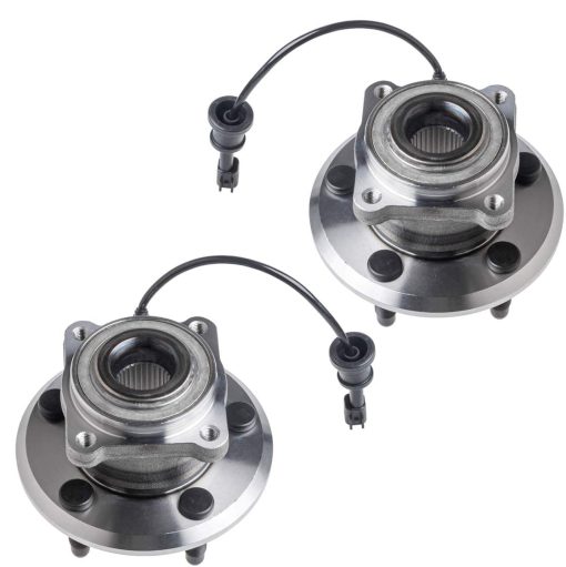 Conjunto de 2pcs 512440 (5 Lug W/ABS) Buje de Rueda Trasera y Cojinete Compatible con Chevy Equinox/GMC Terrain 2010-2017