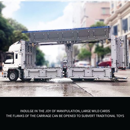 Mould King 13139 Kit de Construccion de Camion de Cuerpo de Ala, Conjunto de Bloques de Construccion MOC para Construir, Juguete Regalo para Ninos de 8 anos en adelante / Coleccionistas Adultos (4166 Piezas con Motor/Control Remoto de APP) - Imagen 6