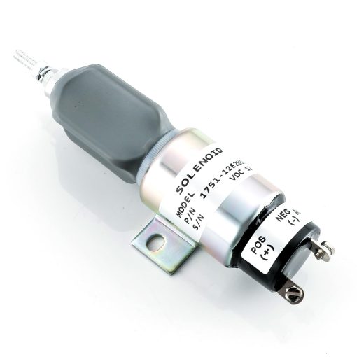 1751-12E2U1B1 Solenoide de corte de combustible SA-4984-12 1751-12E2U1B1S Reemplazo para Woodward 2001 2003 Genie Lift GN77402 GS2668RT GS2669RT GS3268RT GS3369RT GS3384 Solenoide de parada 12VDC
