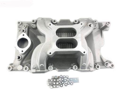 Colector de admision de espacio de aire de aluminio para Chrysler Mopar 318 340 360 DM-3812 0 Small Block 1967-2003