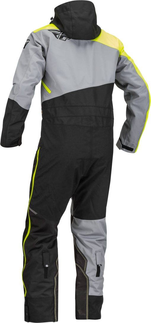 Monosuit Fly Racing 2023 Cobalt Shell (Negro/Gris/Amarillo Fluorescente, Extra Grande) - Imagen 2