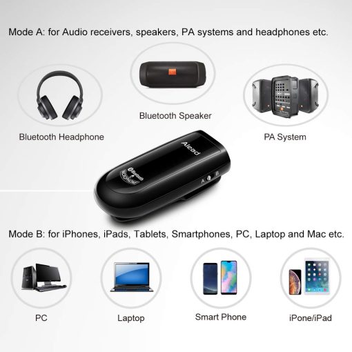 Alead Nolan MIC2 Microfono Bluetooth, Larga Distancia, Baja Latencia, Sonido Claro para Webinars de Educacion, Conferencias, Grabacion de Voz, Personas con Discapacidad Auditiva, Sistemas de Audio PC - Imagen 4