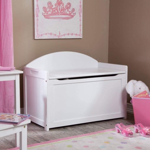 Cofre de Juguetes Infantil Lipper International, 33.25" An x 17.75" Pr x 24.5" Al, Blanco - Imagen 3